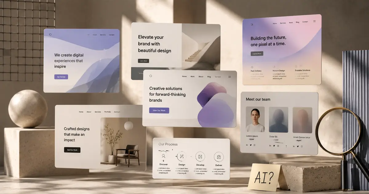 The Telltale Signs of AI Web Design