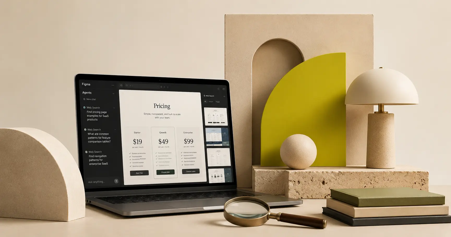 Figma Agents and Web Search: Designing with Live Context